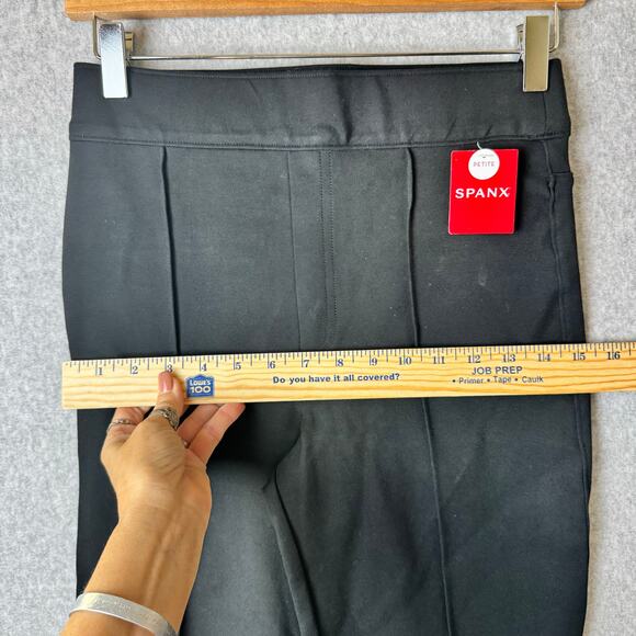 Spanx Pants Flare Black Hi-Rise Women’s Small Pull On Minimalist Shapewear - Picture 9 of 12